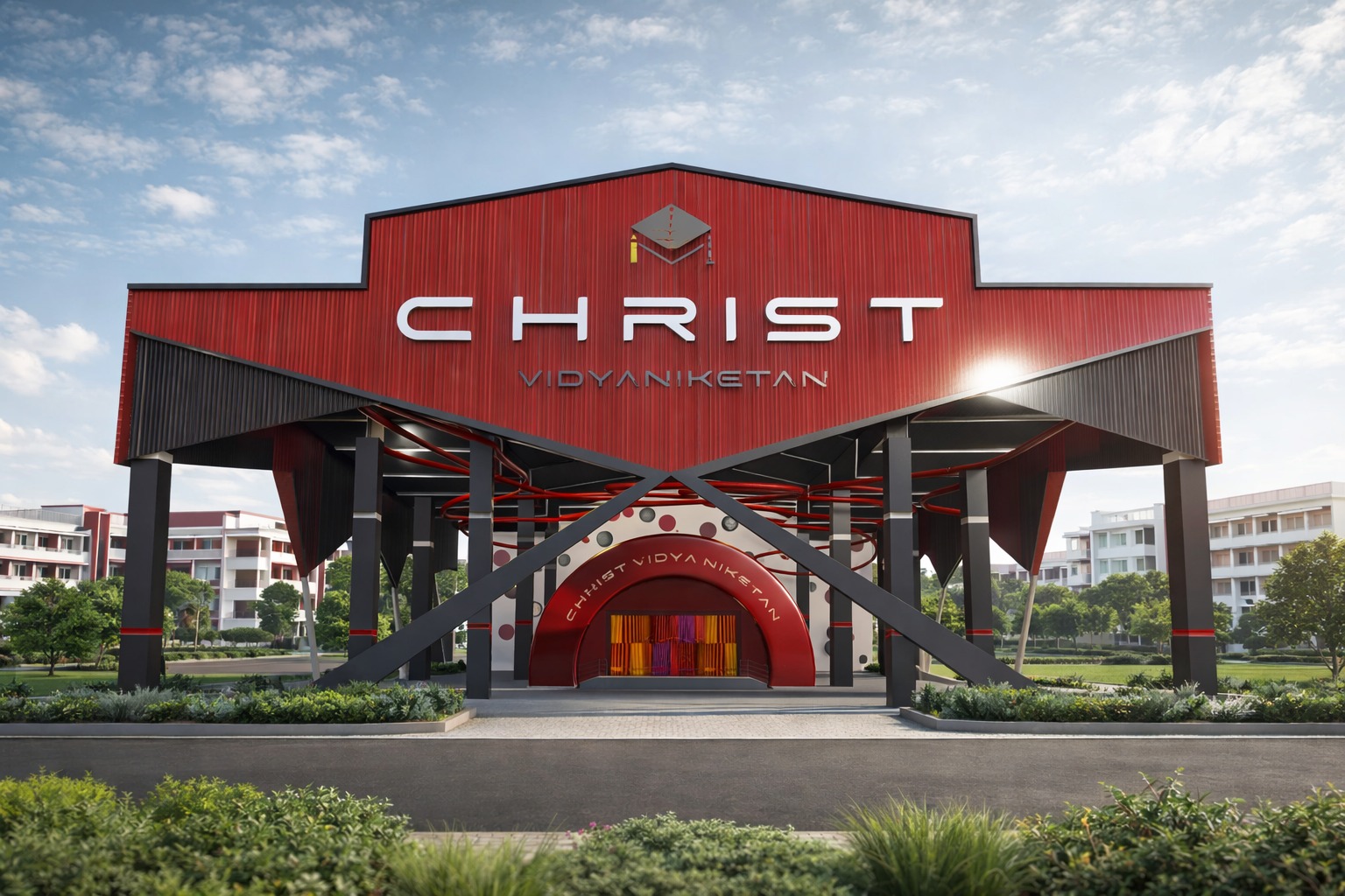 Christ Vidhyanikethan Open Auditorium : A Dynamic Community Hub